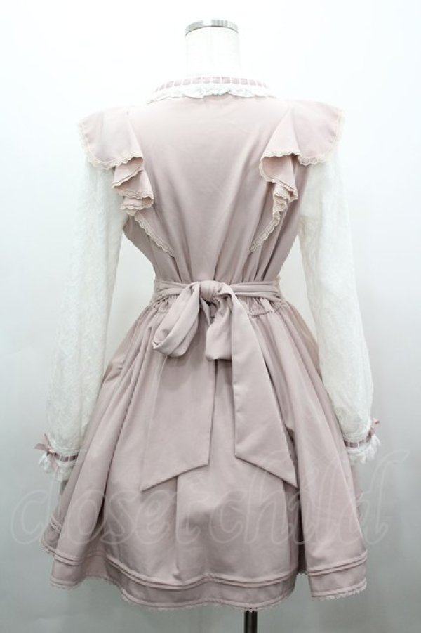 画像3: LIZ LISA / ダブルハートラッフルワンピース  ピンクＸ白 I-26-03-16-082-LO-OP-SA-ZI (3)