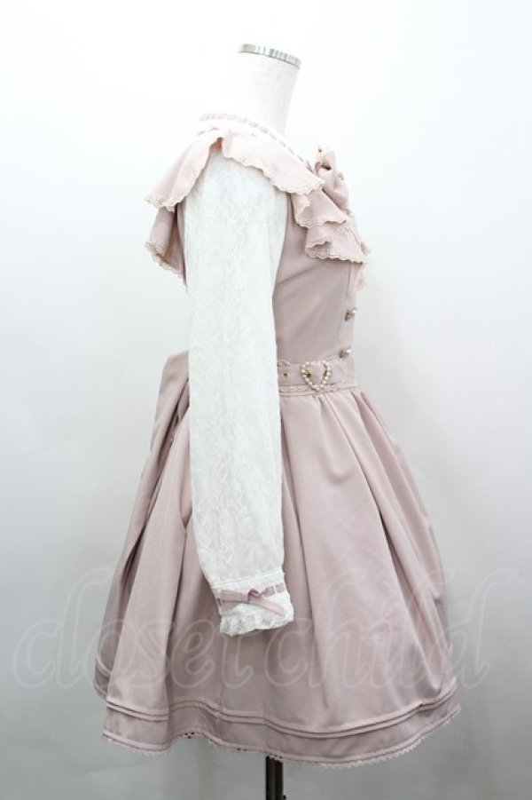 画像4: LIZ LISA / ダブルハートラッフルワンピース  ピンクＸ白 I-26-03-16-082-LO-OP-SA-ZI (4)