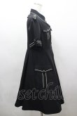 画像4: LOLITAその他(お買取対象外) / リボンビジュー付き半袖ワンピース  黒Ｘ白 I-26-03-16-083-LO-OP-SA-ZI (4)