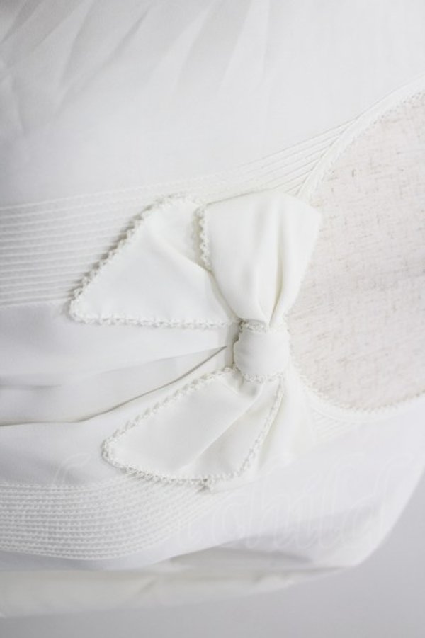 画像2: INGEBORG / ダブルリボンピンタックブラウス  白 I-26-03-16-011-LO-BL-SA-ZI (2)