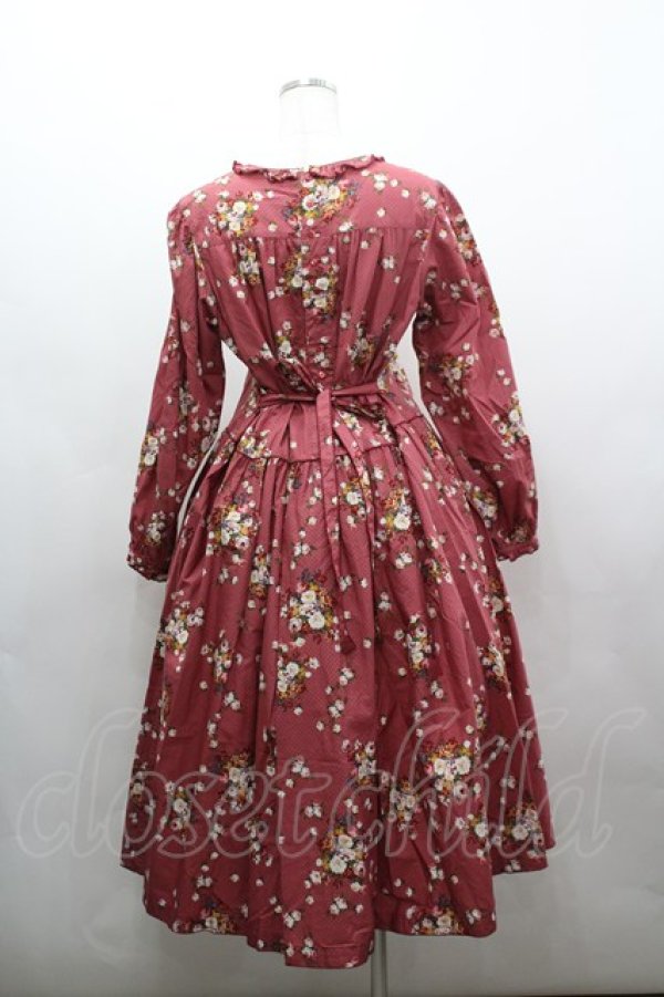 画像3: PINK HOUSE / ブルーミングドットプリントミディワンピース  ピンク I-26-03-16-093-LO-OP-SA-ZI (3)