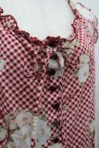 画像5: PINK HOUSE / 野ばらギンガムプリントノースリーブワンピース  赤チェックＸ白 I-26-03-16-098-LO-OP-SA-ZI (5)