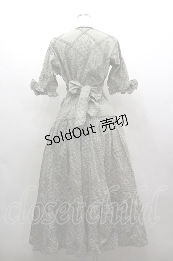 画像3: PINK HOUSE / 半袖ドットワンピース&サッシュベルトセット  ミントＸ白 I-26-03-16-101-LO-OP-SA-ZI (3)