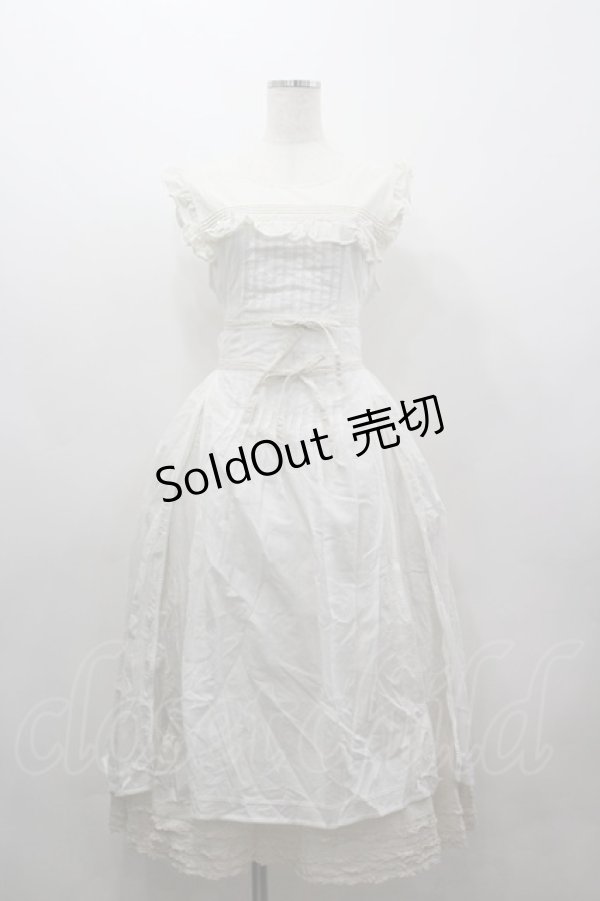 画像1: PINK HOUSE / 配色ローンレイヤードワンピース  キナリ I-26-03-16-102-LO-OP-SA-ZI (1)