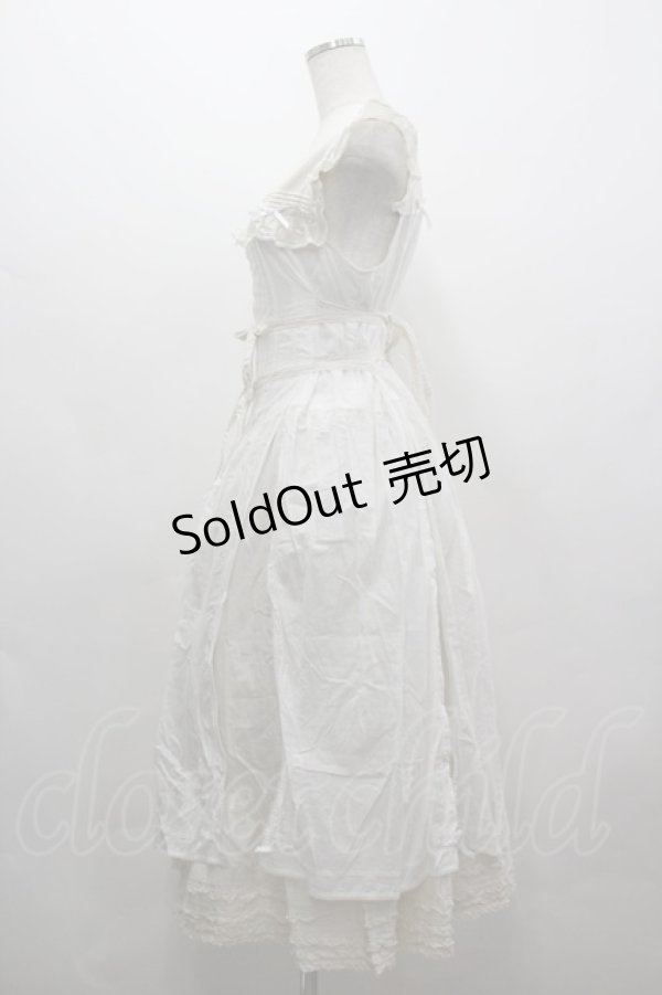 画像2: PINK HOUSE / 配色ローンレイヤードワンピース  キナリ I-26-03-16-102-LO-OP-SA-ZI (2)