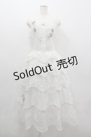 画像: PINK HOUSE / パンジーレース使いローンキャミソールワンピース  白 I-26-03-16-104-LO-OP-SA-ZI