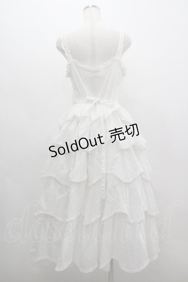 画像3: PINK HOUSE / パンジーレース使いローンキャミソールワンピース  白 I-26-03-16-104-LO-OP-SA-ZI (3)