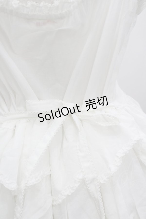 画像6: PINK HOUSE / パンジーレース使いローンキャミソールワンピース  白 I-26-03-16-104-LO-OP-SA-ZI (6)