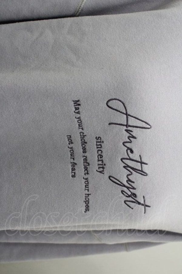 画像2: axes femme / アソート刺繍裏起毛トレーナー  ラベンダー I-26-03-16-017-AX-TO-SA-ZI (2)