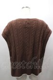 画像4: axes femme / ニットベストアンサンブル  ブラウン I-26-03-16-019-AX-TO-SA-ZI (4)