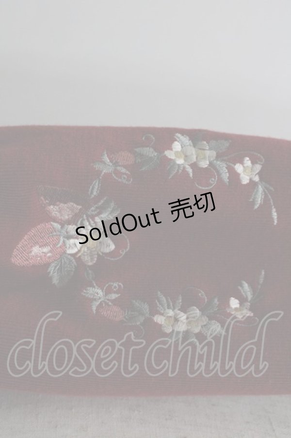 画像3: axes femme / ストロベリー刺繍ボレロ  赤 I-26-03-16-020-AX-TO-SA-ZI (3)