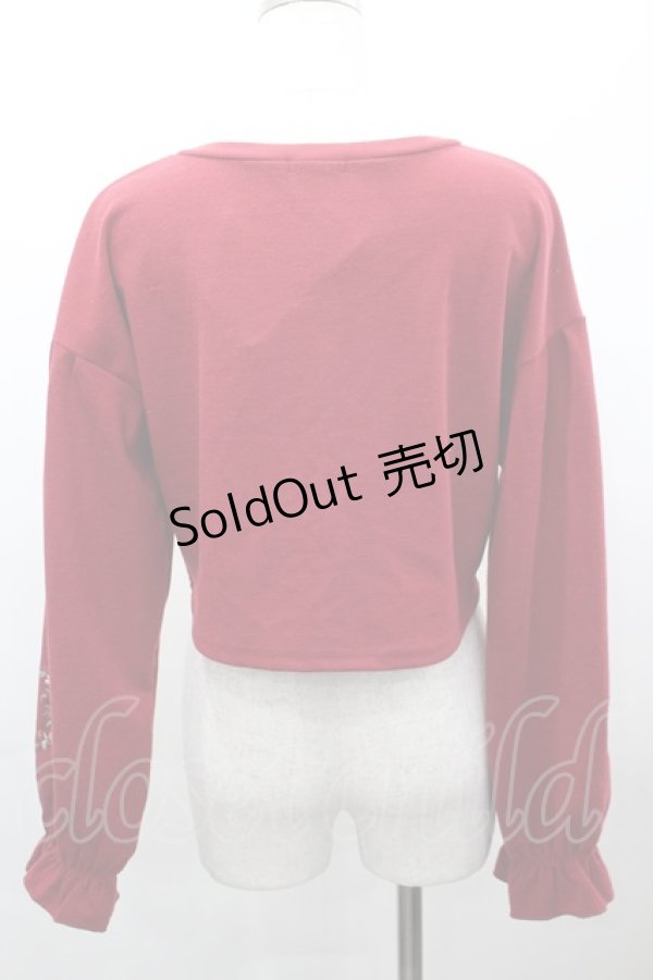 画像5: axes femme / ストロベリー刺繍ボレロ  赤 I-26-03-16-020-AX-TO-SA-ZI (5)