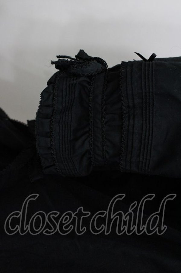 画像3: PINK HOUSE / ハート刺繍半袖ブラウス  黒 I-26-03-16-021-LO-BL-SA-ZI (3)