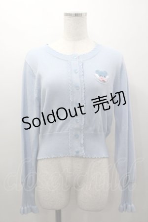 画像: Angelic Pretty / Milkyベアニットカーディガン  サックス I-26-03-16-023-AP-TO-SA-ZI