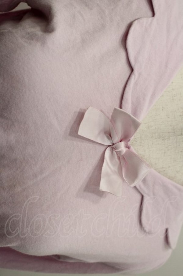 画像2: Nile Perch / スカラップセーラー襟カットソー  ピンク I-26-03-16-024-LO-TO-SA-ZI (2)