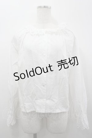 画像: MILK / Lottie ブラウス  白 I-26-03-19-001-ML-BL-SA-ZI