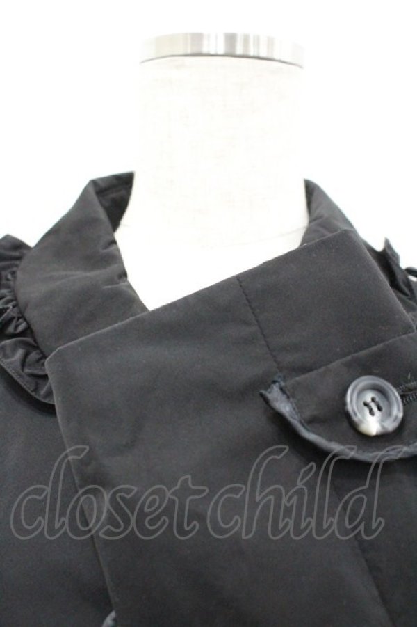 画像2: MILK / ビクトリアントレンチコート  黒 I-26-03-19-031-ML-CO-SA-ZI (2)