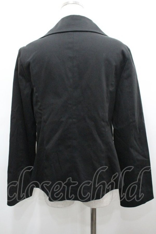 画像3: MIHO MATSUDA / ナナメボタンジャケット  黒 I-26-03-19-033-GO-JA-SA-ZI (3)