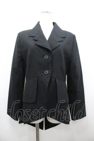 画像: BPN / サイドポケットロングジャケット  黒 I-26-03-19-034-GO-JA-SA-ZI