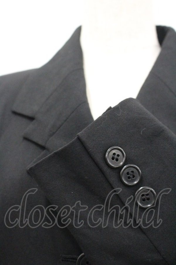 画像2: BPN / サイドポケットロングジャケット  黒 I-26-03-19-034-GO-JA-SA-ZI (2)