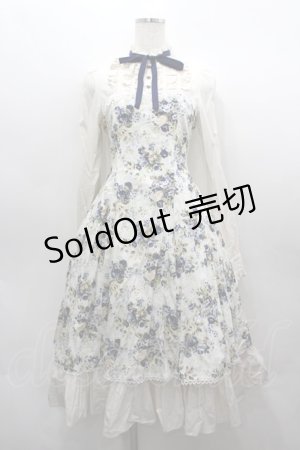 画像: Victorian maiden / アンティークロココブーケドールドレス  アイボリーＸ青 I-26-03-19-035-CL-OP-SA-ZI