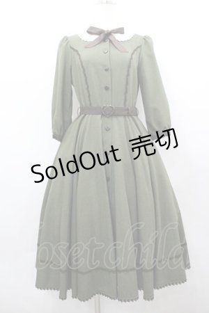 画像: Innocent World / ハートボタンワンピース  グリーン I-26-03-19-038-IW-OP-SA-ZI