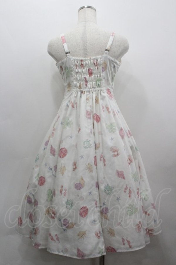 画像3: Emily Temple cute / Mystical Seaフレアワンピース  白 I-26-03-19-042-ET-OP-SA-ZI (3)