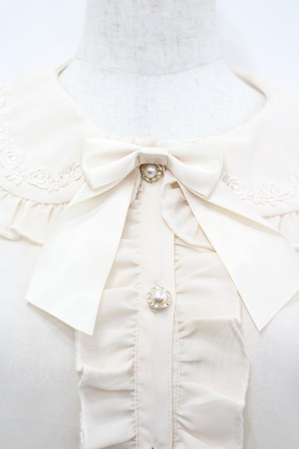 画像2: axes femme kawaii / ローズレースブラウス M 生成り I-26-03-19-005-AX-BL-SA-ZI (2)