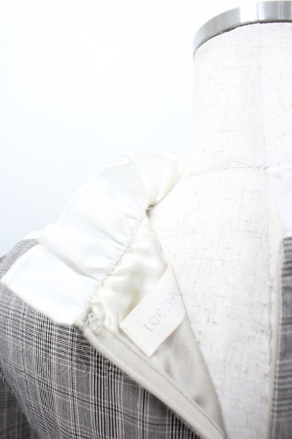 画像3: LODISPOTTO / ロイヤルフリルワンピース  ブラウンチェックｘ白 I-26-03-19-054-LO-SK-SA-ZI (3)