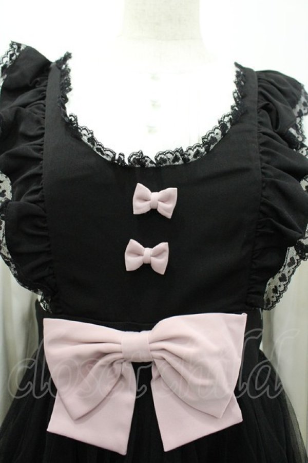 画像3: Dearis / MY only magical girlワンピース  黒ｘ白 I-26-03-19-057-LO-OP-SA-ZI (3)