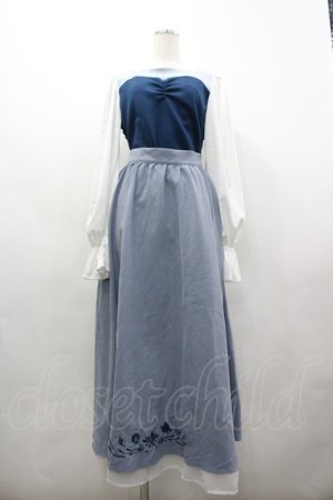 画像: WITTY TASTE / リトルマーメイドセットアップ  サックスＸ白 I-26-03-19-061-LO-OP-SA-ZI