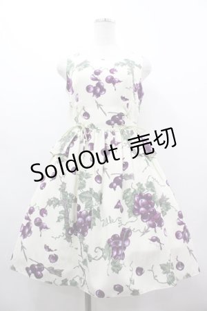 画像: MILK / ぶどうの神話ドレス  アイボリー I-26-03-19-063-ML-OP-SA-ZI