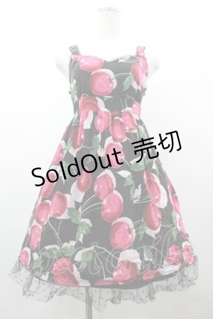 画像: MILK / シャドウチェリードレス  クロＸピンク I-26-03-19-067-ML-OP-SA-ZI