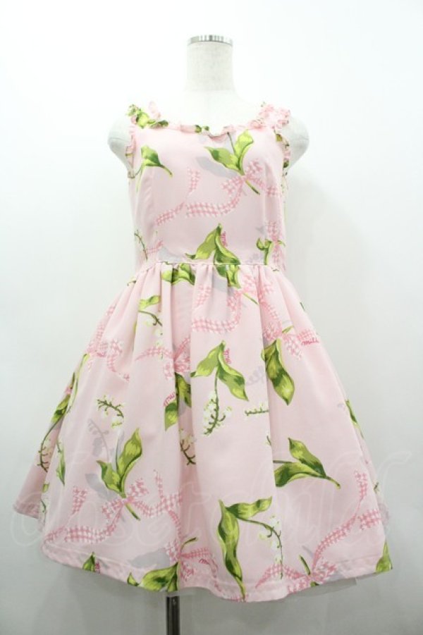 画像1: MILK / Lilybellクラシックドレス  ピンク I-26-03-19-068-ML-OP-SA-ZI (1)