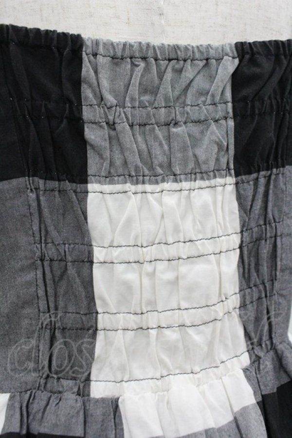 画像3: MILK / GINGHAMドレス  黒Ｘ白チェック I-26-03-19-072-ML-OP-SA-ZI (3)