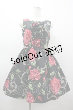 画像: MILK / ロージーローズclassicドレス  黒 I-26-03-19-075-ML-OP-SA-ZI