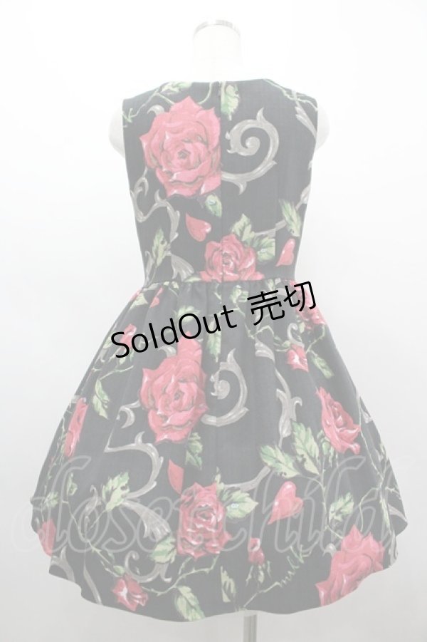 画像2: MILK / ロージーローズclassicドレス  黒 I-26-03-19-075-ML-OP-SA-ZI (2)