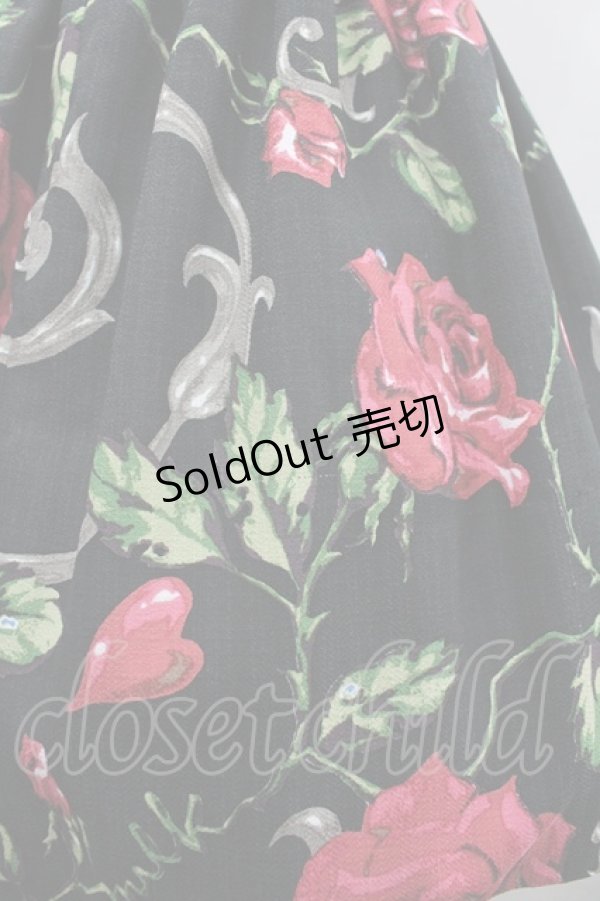 画像3: MILK / ロージーローズclassicドレス  黒 I-26-03-19-075-ML-OP-SA-ZI (3)