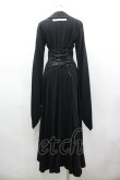 画像2: alice auaa / 変形袖先ロングワンピース 1 黒 I-26-03-19-084-AA-OP-SA-ZI (2)