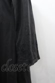 画像3: gouk / フロント編み上げハイネック長袖ワンピース  黒 I-26-03-19-088-GO-OP-SA-ZI (3)