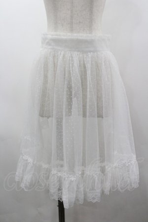 画像: mellfy memory / Love to Doll tulleエプロン  白 I-26-03-19-091-0-SK-SA-ZI