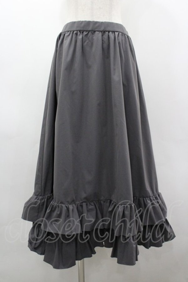 画像1: FLC / 皆方由衣コラボ/ティアードスカート L グレー I-26-03-19-092-LO-SK-SA-ZI (1)