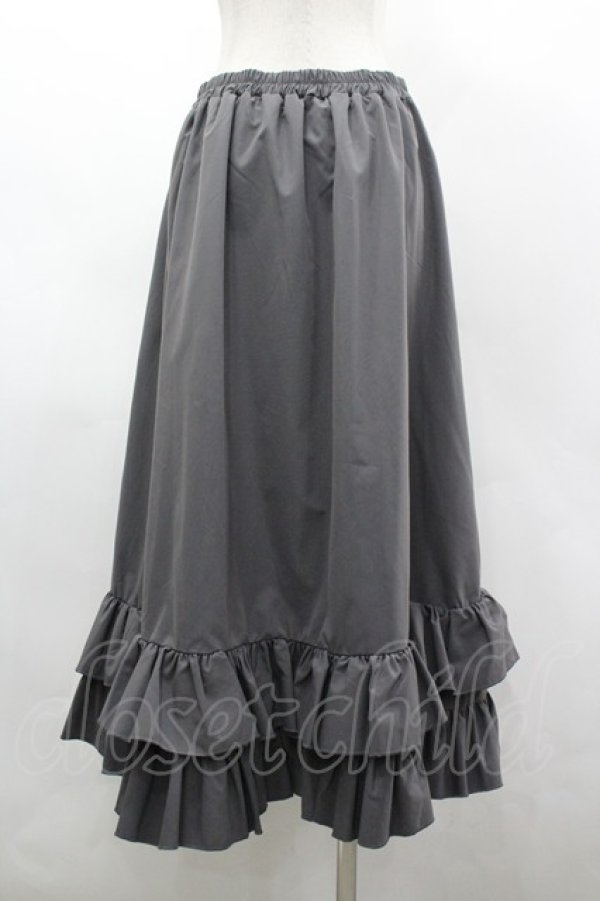 画像2: FLC / 皆方由衣コラボ/ティアードスカート L グレー I-26-03-19-092-LO-SK-SA-ZI (2)