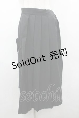 画像: REZEN / レイヤードカーゴ巻きスカート M 黒 I-26-03-19-094-LO-SK-SA-ZI