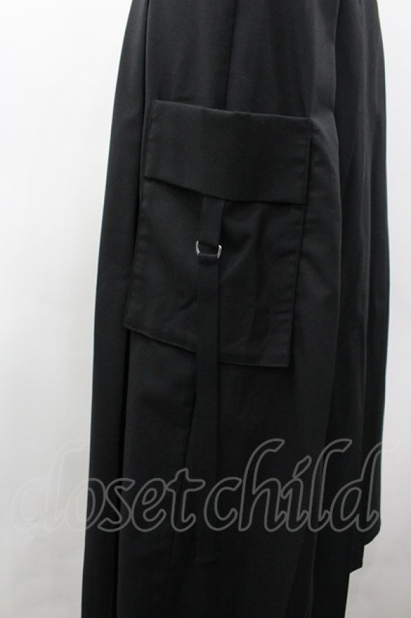 画像3: REZEN / レイヤードカーゴ巻きスカート M 黒 I-26-03-19-094-LO-SK-SA-ZI (3)
