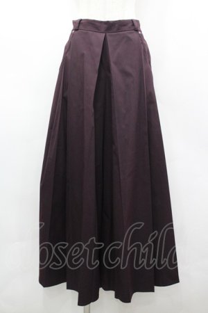 画像: axes femme POETIQUE / タックデザイン袴パンツ  パープル I-26-03-19-099-AX-PA-SA-ZI