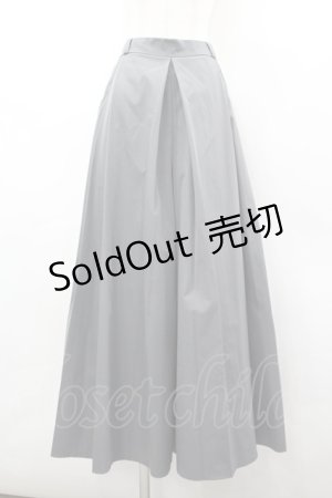 画像: axes femme POETIQUE / タックデザイン袴パンツ  グレー I-26-03-19-100-AX-PA-SA-ZI