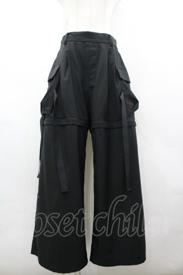 画像1: REZEN / ２ＷＡＹカーゴ袴パンツ M 黒 I-26-03-19-101-LO-PA-SA-ZI (1)