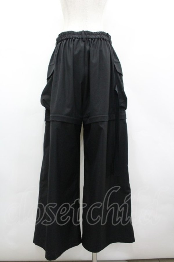 画像2: REZEN / ２ＷＡＹカーゴ袴パンツ M 黒 I-26-03-19-101-LO-PA-SA-ZI (2)