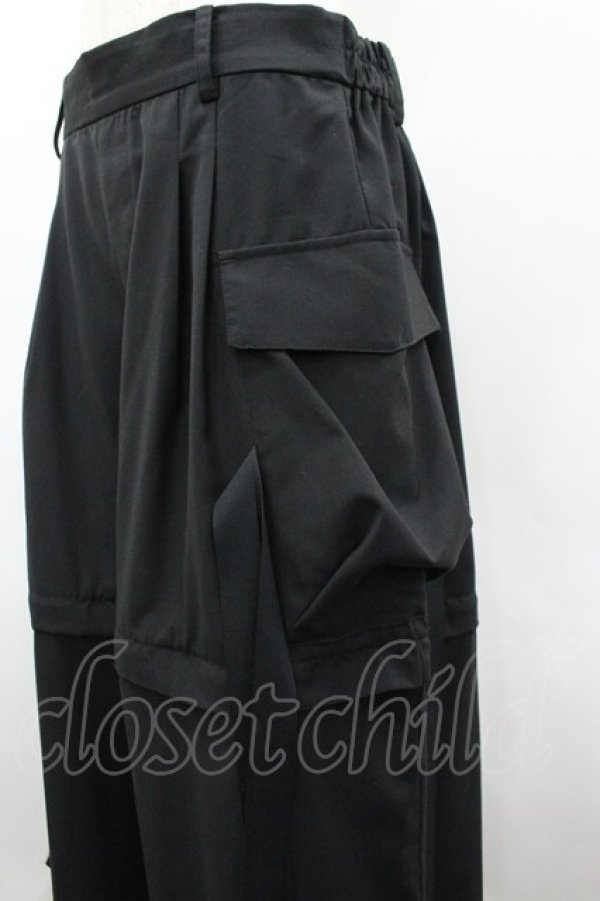 画像3: REZEN / ２ＷＡＹカーゴ袴パンツ M 黒 I-26-03-19-101-LO-PA-SA-ZI (3)